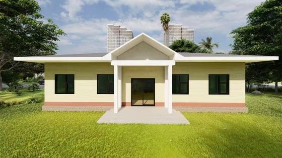 ग्लास ऊन इन्सुलेशन के साथ पूर्वनिर्मित इस्पात संरचना घर