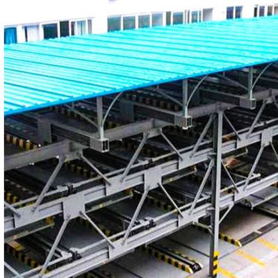 बहु-मंजिला बड़े स्पैन प्रीफैब स्टील पार्किंग संरचना Q235B Q355B
