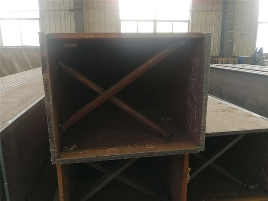 वेल्डेड एच बीम स्टील Q235B Q355B ASTM A36 निर्माण के लिए