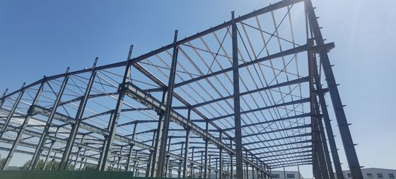 प्रीफैब एच सेक्शन स्टील मेटल वर्कशॉप भवन भंडारण के लिए