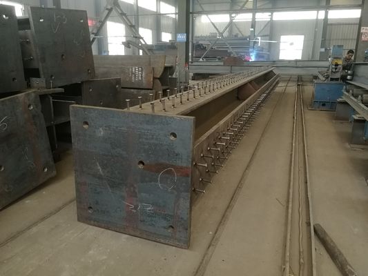 पूर्व निर्मित इस्पात संरचना एच-सेक्शन कॉलम बीम Q235B Q355B