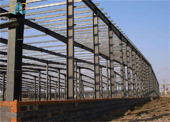 अनुकूलित इस्पात संरचना गोदाम जस्ती इस्पात फ्रेम भवन