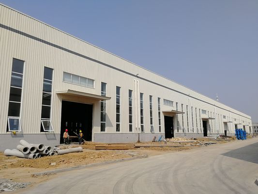 Q235B इस्पात संरचना भवन इंजीनियर धातु भंडारण गोदाम