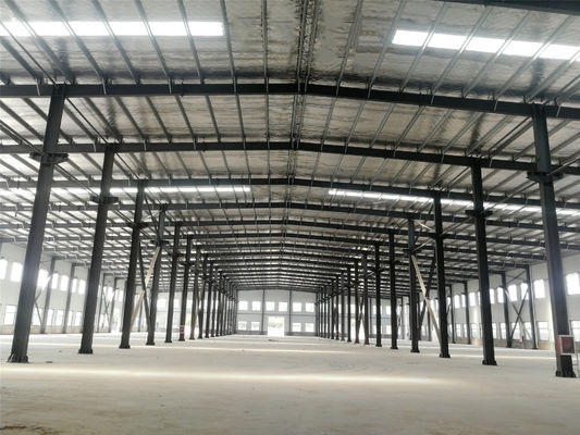 औद्योगिक शेड परियोजना भवन Q235B/Q355b हल्के स्टील संरचना गोदाम