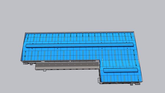 औद्योगिक शेड परियोजना भवन Q235B/Q355b हल्के स्टील संरचना गोदाम