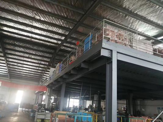 औद्योगिक हल्के इस्पात पूर्वनिर्मित संरचना धातु फ्रेम निर्माण भवन गोदाम