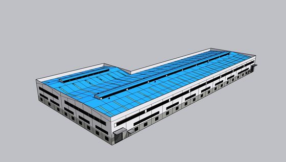 50 साल के जीवन काल के साथ प्रीफैब स्टील संरचना कार्यशाला