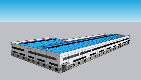 50 साल के जीवन काल के साथ प्रीफैब स्टील संरचना कार्यशाला