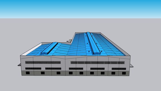 50 साल के जीवन काल के साथ प्रीफैब स्टील संरचना कार्यशाला