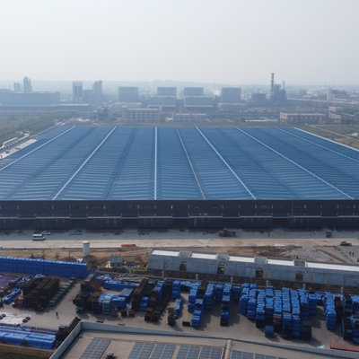 पूर्व निर्मित इस्पात संरचना गोदाम Q235B Q355B ASTM A36