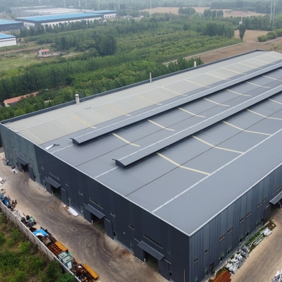 प्रीफैब स्टील वेयरहाउस स्ट्रक्चर Q235B Q355B ASTM A36