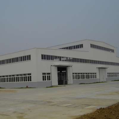 प्रीफैब स्टील वेयरहाउस स्ट्रक्चर Q235B Q355B ASTM A36