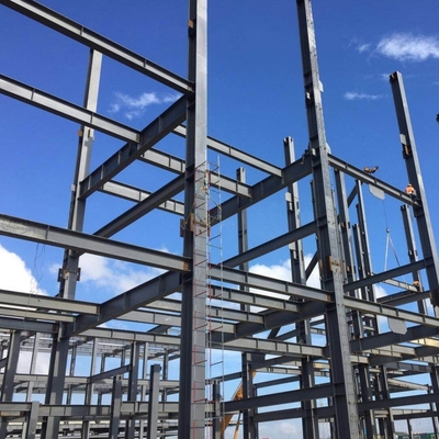 प्रीफैब स्टील बिल्डिंग वर्कशॉप वेयरहाउस Q235B Q355B ASTM A36