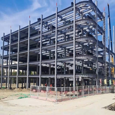 द्वि-स्तरीय संरचना Q355B के साथ पूर्वनिर्मित स्टील अनाज गोदाम