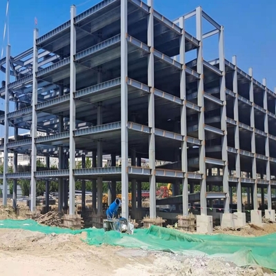 मल्टी फ्लोर स्टील फ्रेम कार पार्किंग स्ट्रक्चर Q235B Q355B