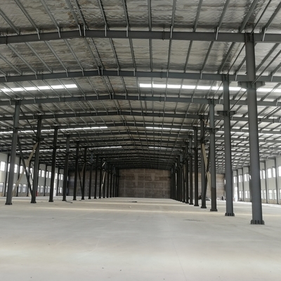 द्वि-स्तरीय संरचना Q355B के साथ पूर्वनिर्मित स्टील अनाज गोदाम