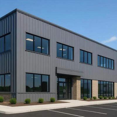 गुणवत्ता गारंटी औद्योगिक या भंडारण उपयोग के लिए पूर्वनिर्मित इस्पात संरचना बोल्ट कनेक्टेड गोदाम