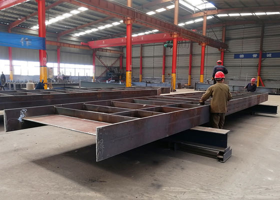वेल्डेड स्ट्रक्चरल स्टील एच बीम Q235B Q355B ASTM A36