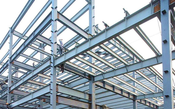 कस्टम वेल्डेड एच बीम स्ट्रक्चरल स्टील Q235B Q355B ASTM A36