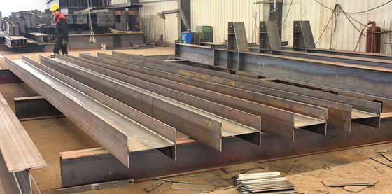 कस्टम वेल्डेड एच बीम स्ट्रक्चरल स्टील Q235B Q355B ASTM A36