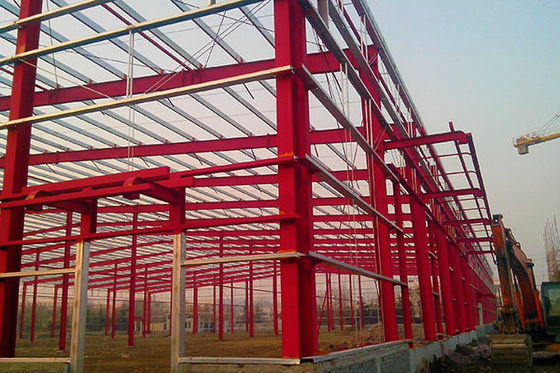 ग्लास वूल इन्सुलेशन के साथ लाइट स्टील स्ट्रक्चर वेयरहाउस