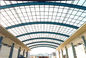 आर्क रूफ स्टील फ्रेम कमर्शियल बिल्डिंग मॉडर्न स्टील स्ट्रक्चर्स पेंटिंग सरफेस